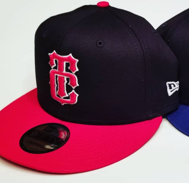 TC New Era Flat Bill Snapback Cap Black/Blue – Twin Cities Clothing Co.