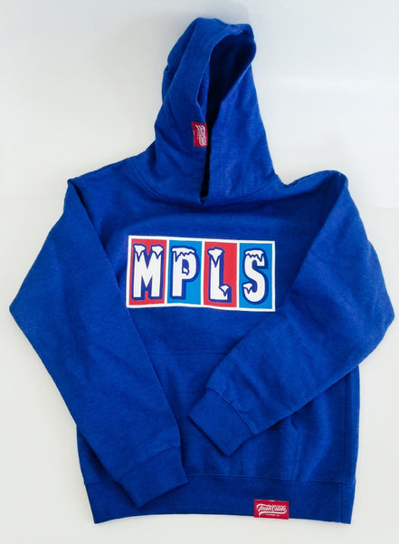 Youth Royal Blue Heather MPLS Pullover Hoodie