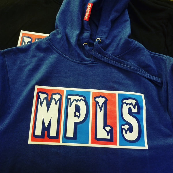 MPLS Icy Hoodie Heather Blue